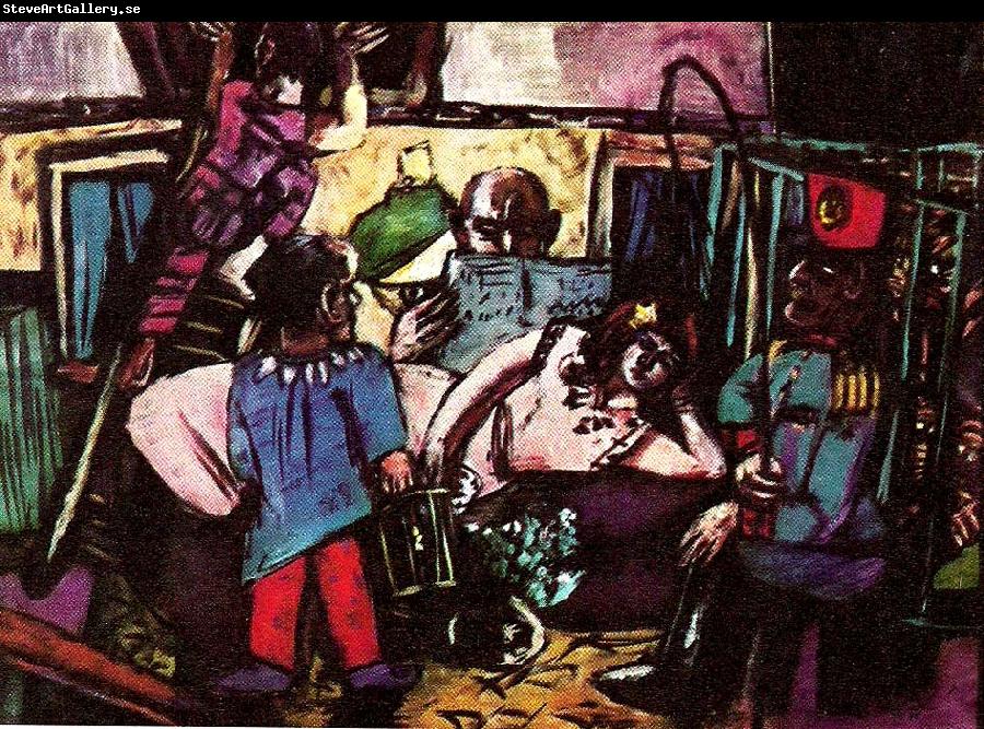 Max Beckmann cirkus caravan